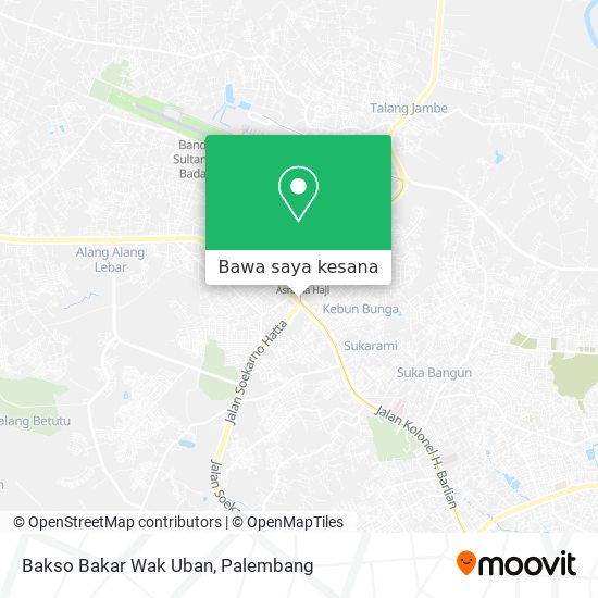 Peta Bakso Bakar Wak Uban