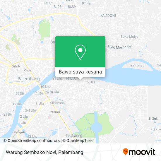 Peta Warung Sembako Novi