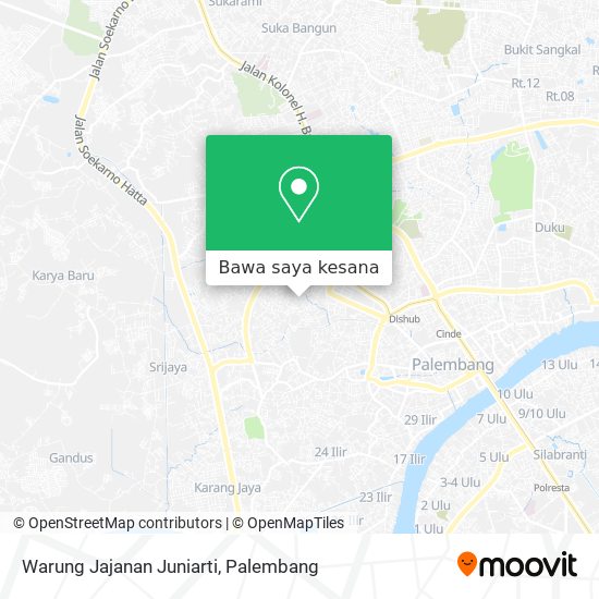 Peta Warung Jajanan Juniarti