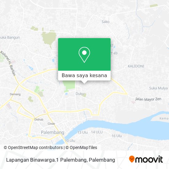 Peta Lapangan Binawarga.1 Palembang