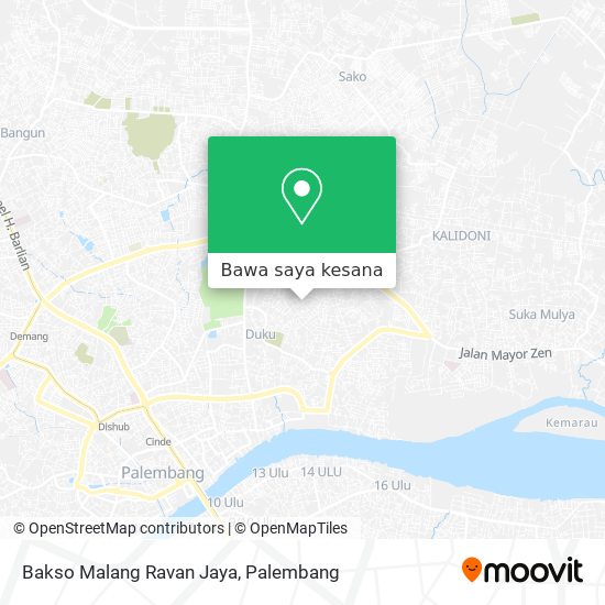 Peta Bakso Malang Ravan Jaya