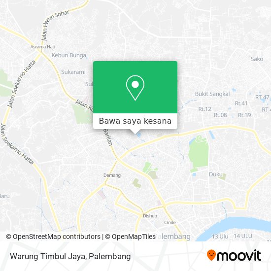 Peta Warung Timbul Jaya