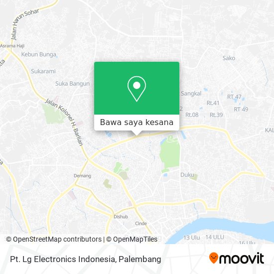 Peta Pt. Lg Electronics Indonesia