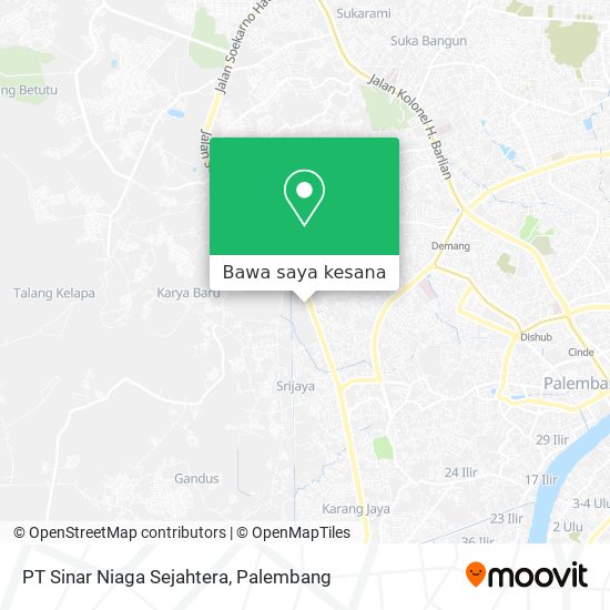 Peta PT Sinar Niaga Sejahtera