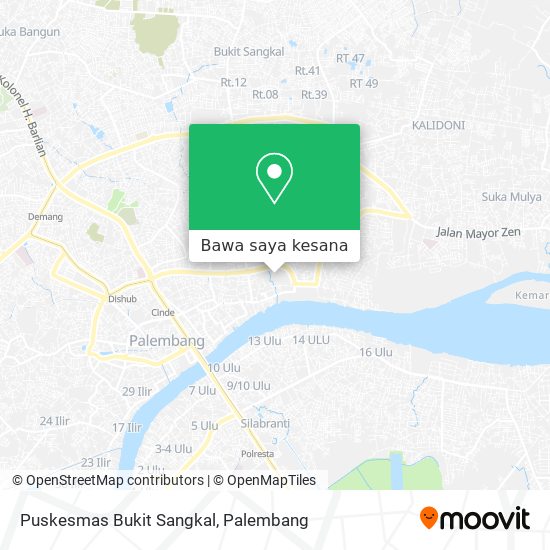 Peta Puskesmas Bukit Sangkal