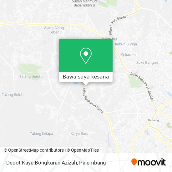 Peta Depot Kayu Bongkaran Azizah
