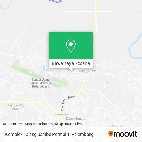 Peta Komplek Talang Jambe Permai 1