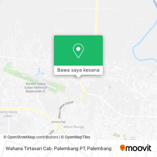 Peta Wahana Tirtasari Cab. Palembang PT