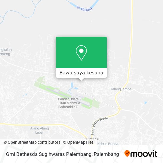 Peta Gmi Bethesda Sugihwaras Palembang