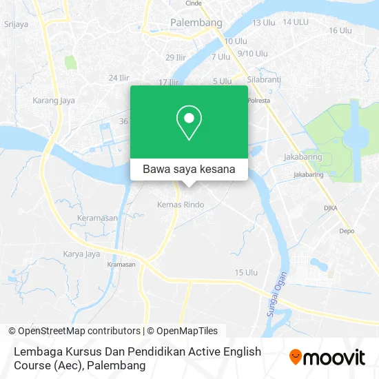 Peta Lembaga Kursus Dan Pendidikan Active English Course (Aec)