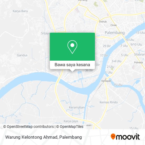 Peta Warung Kelontong Ahmad
