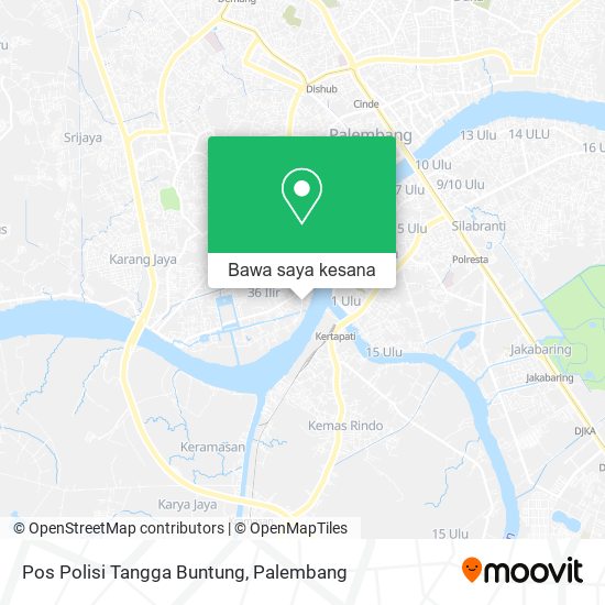 Peta Pos Polisi Tangga Buntung