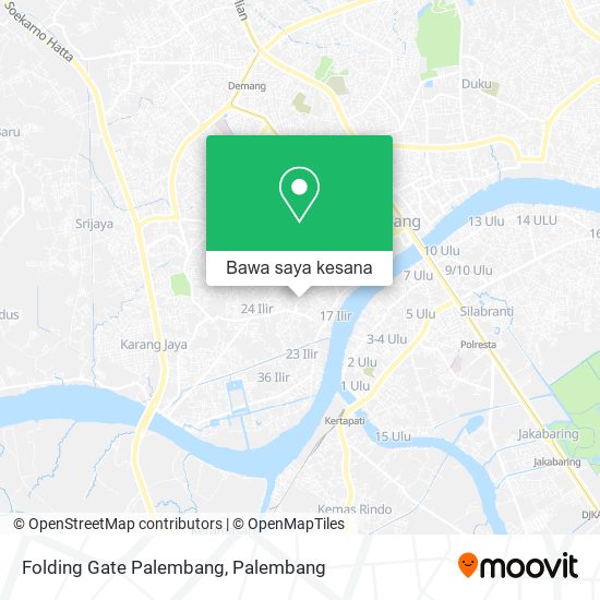 Peta Folding Gate Palembang