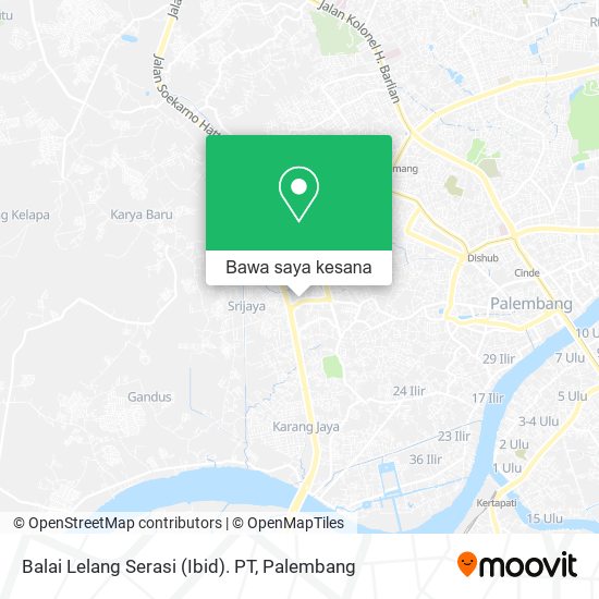 Peta Balai Lelang Serasi (Ibid). PT