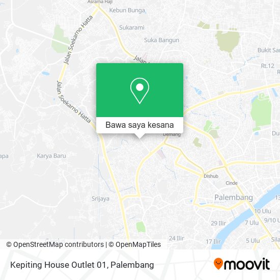 Peta Kepiting House Outlet 01