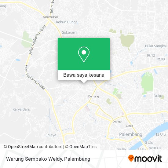 Peta Warung Sembako Weldy