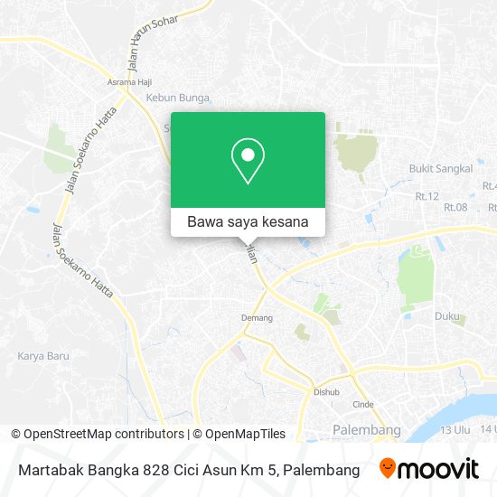 Peta Martabak Bangka 828 Cici Asun Km 5