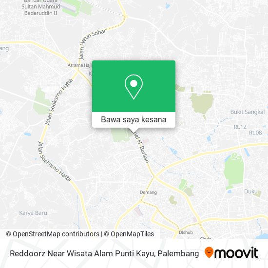 Peta Reddoorz Near Wisata Alam Punti Kayu