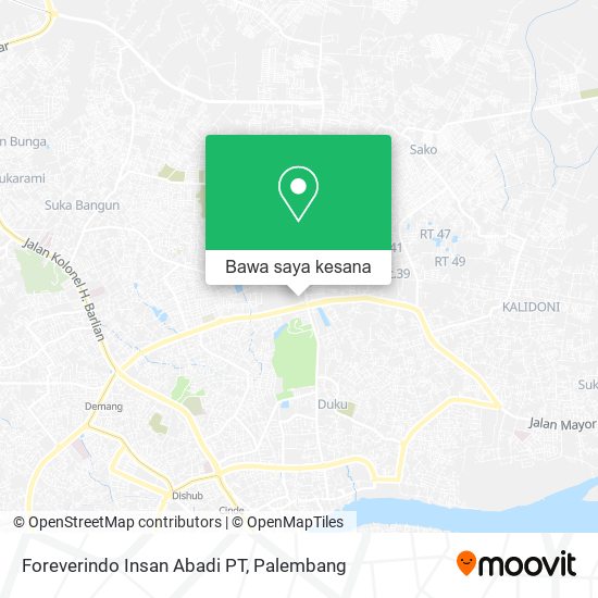 Peta Foreverindo Insan Abadi PT