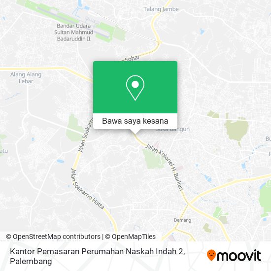 Peta Kantor Pemasaran Perumahan Naskah Indah 2