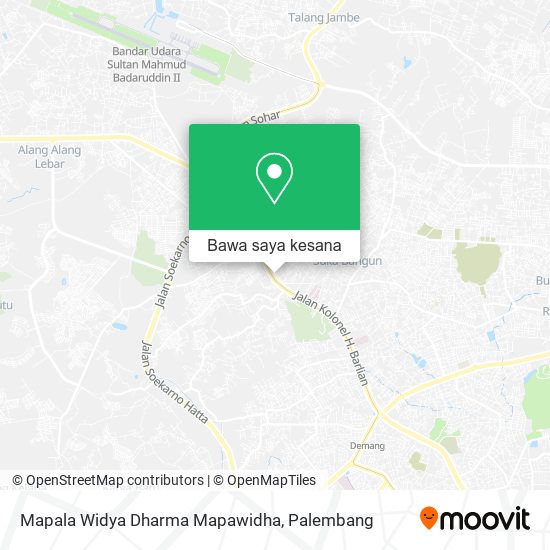 Peta Mapala Widya Dharma Mapawidha