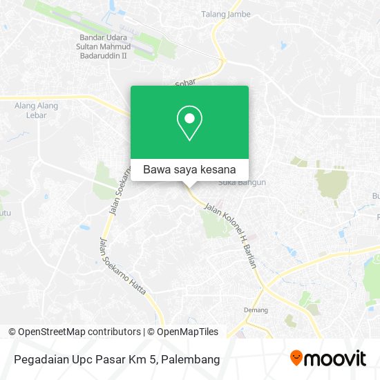 Peta Pegadaian Upc Pasar Km 5