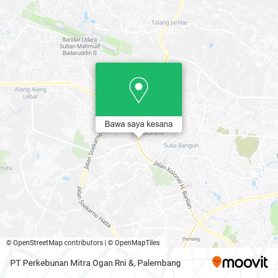 Peta PT Perkebunan Mitra Ogan Rni &