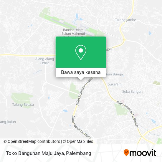 Peta Toko Bangunan Maju Jaya