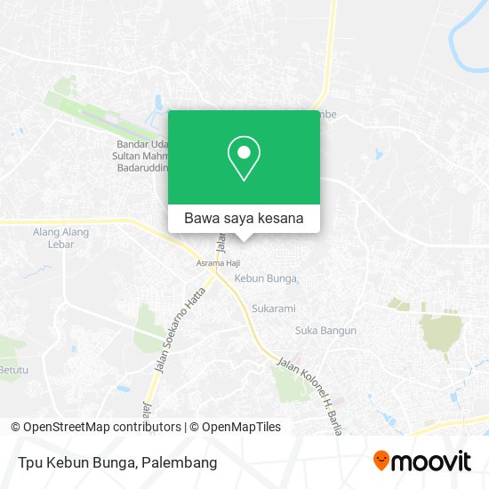 Peta Tpu Kebun Bunga