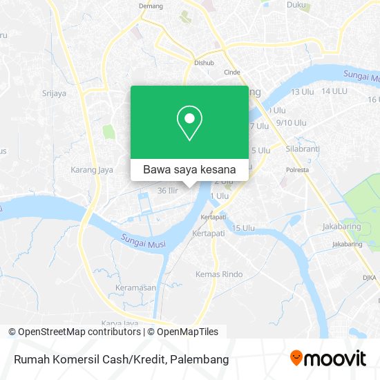 Peta Rumah Komersil Cash/Kredit