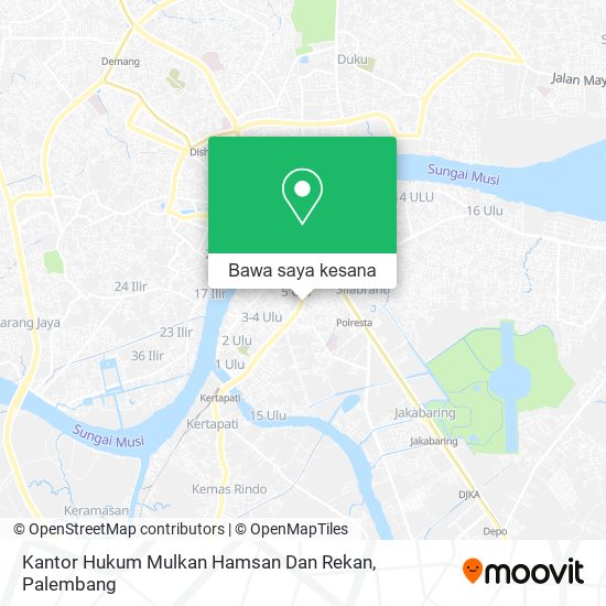 Peta Kantor Hukum Mulkan Hamsan Dan Rekan