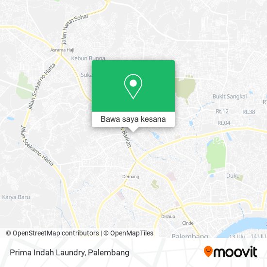 Peta Prima Indah Laundry