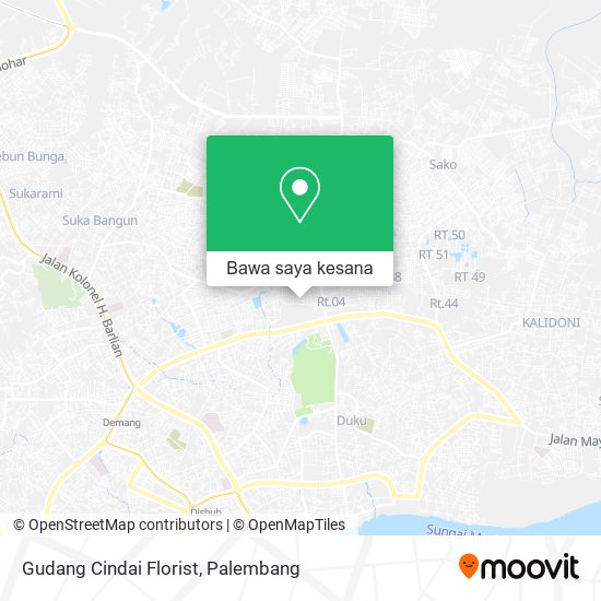Peta Gudang Cindai Florist