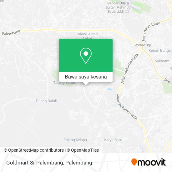 Peta Goldmart Sr Palembang