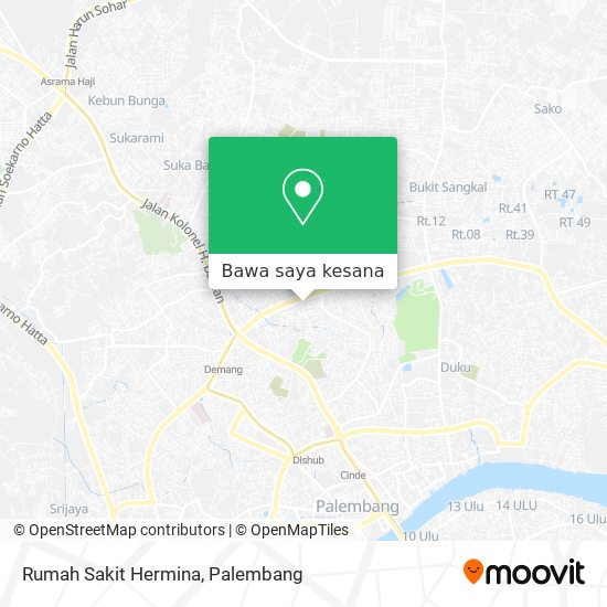 Peta Rumah Sakit Hermina