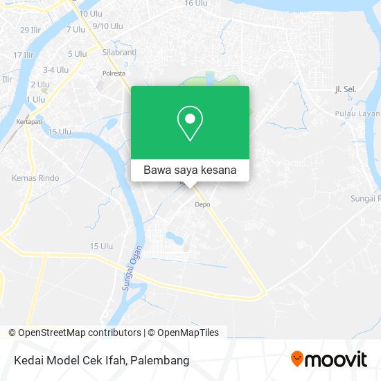 Peta Kedai Model Cek Ifah