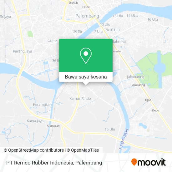 Peta PT Remco Rubber Indonesia