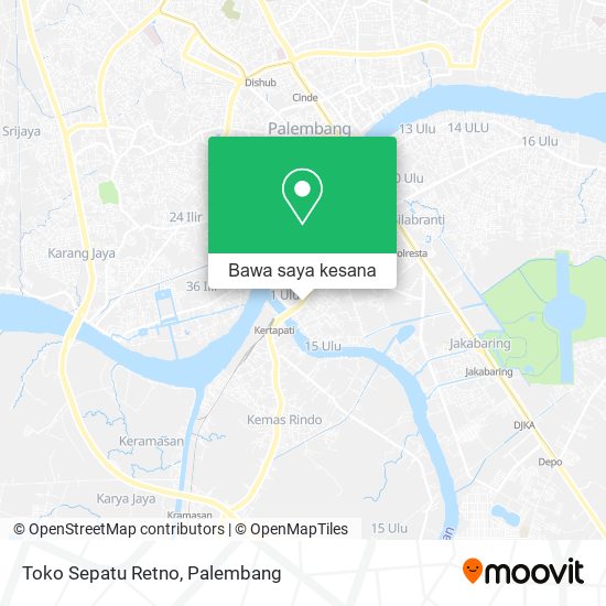 Peta Toko Sepatu Retno