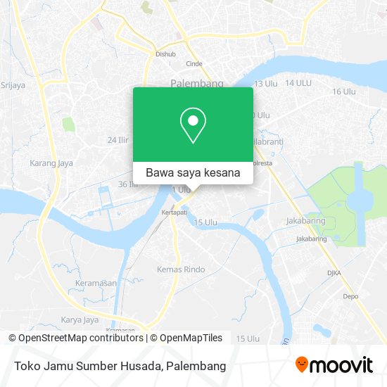 Peta Toko Jamu Sumber Husada