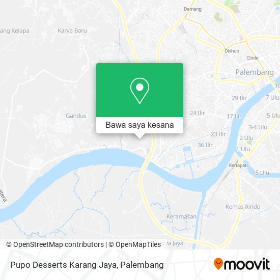 Peta Pupo Desserts Karang Jaya
