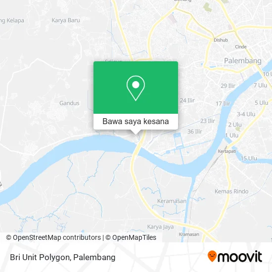 Peta Bri Unit Polygon