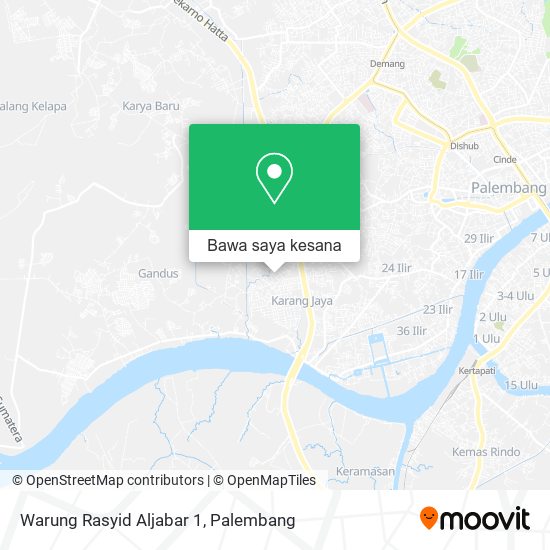Peta Warung Rasyid Aljabar 1