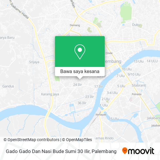 Peta Gado Gado Dan Nasi Bude Sumi 30 Ilir