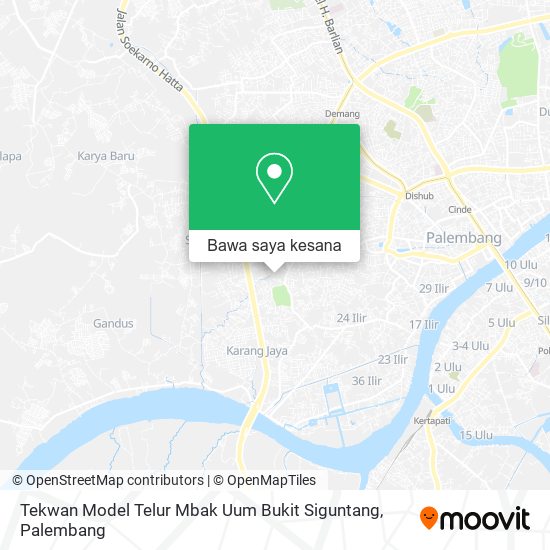 Peta Tekwan Model Telur Mbak Uum Bukit Siguntang