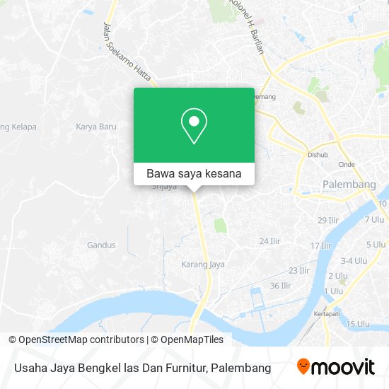Peta Usaha Jaya Bengkel las Dan Furnitur