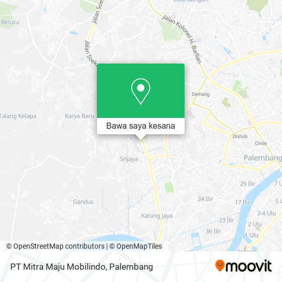 Peta PT Mitra Maju Mobilindo