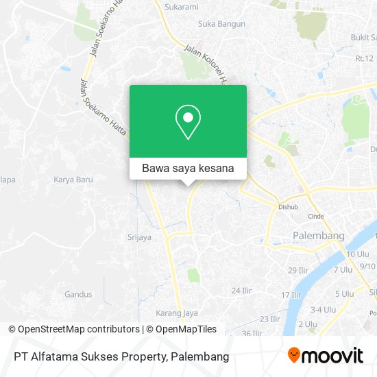 Peta PT Alfatama Sukses Property