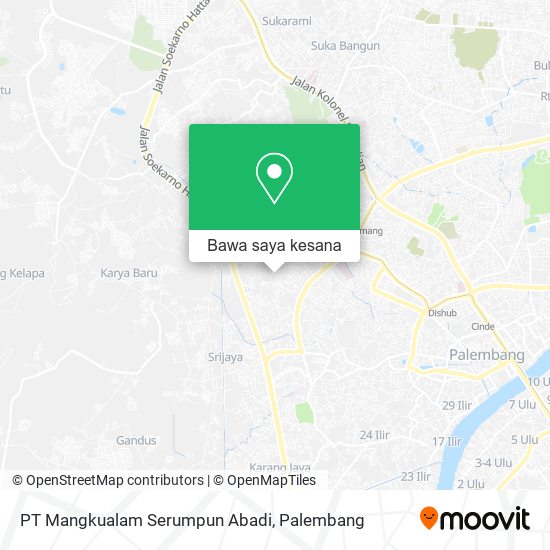 Peta PT Mangkualam Serumpun Abadi