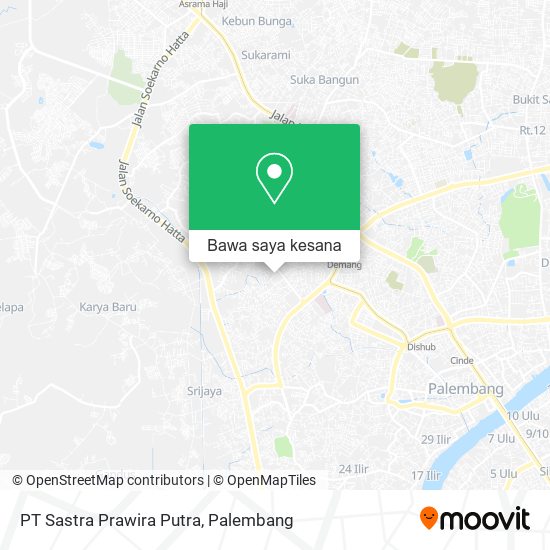 Peta PT Sastra Prawira Putra