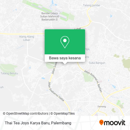 Peta Thai Tea Joys Karya Baru